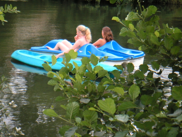  Tretboot mit der Drohne 